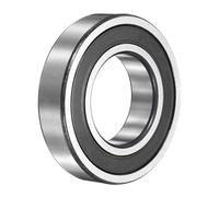 sourcing map 1Pcs 6209-2RS Deep Groove Ball Bearings, 45x85x19 mm High Speed Double Rubber Seal Bearings Pre-Lubricated and Stable for Industrial Machinery Repairs 3D Project