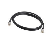 sourcing map 1Pcs 6FT Coaxial Cables 400 Type UHF Male to UHF Male Low Loss Coaxial Cable Extension Jumper Cable for Cell Phone Signal Booster,Amplifier,Antennas,SWR Met Black Black