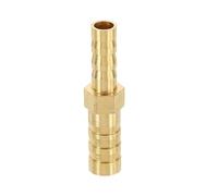sourcing map 1pcs 8mm to 6mm Brass Hose Barb Fitting Metals Splicer Mender for 3D Printing, Air Compressor, CNC Machine, Dies