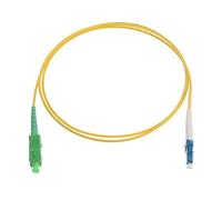 sourcing map 1Pcs 9.8Ft Single-Mode Simplex Fiber Optic Patch Cable LSZH Fiber Jumper Optical LC/UPC to SC/APC for Data Centers Router Switches Transceivers