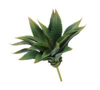 sourcing map 1Pcs Artificial Succulent Plants Fake Aloe Plant, 10 Inch Large Faux Succulents Unpotted Real Touch for DIY Home Wedding Garden Office Outdoor Floral Decoration, Green