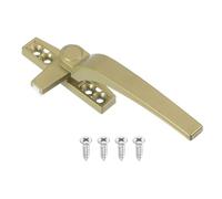 sourcing map 1Pcs Casement Window Locking Handle, Zinc Alloy Locking Handle Grasp Grip Right Hand for Windows, Champagne Color