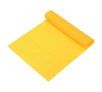 sourcing map 1Pcs Crepe Paper Roll, 98 x 10 Inch Wide 70g Crepe Sheets Streamer Flower for DIY Gift Flower Wrapping Crafts Birthday Wedding, Golden Yellow