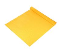 sourcing map 1Pcs Crepe Paper Roll, 98 x 19 Inch Wide 140g Thickened Crepe Sheets Streamer Flower for DIY Gift Flower Wrapping Crafts Birthday Wedding, Golden Yellow