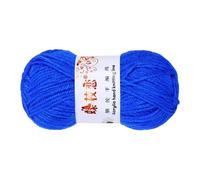 sourcing map 1PCS Crocheting Yarn,Blue 4 Ply Acrylic Yarn 50g Sport Weight Yarns Bulk Soft and Fluffy Yarns for Knitting DIY Crochet Handicraft Blankets Gift,98 Yards