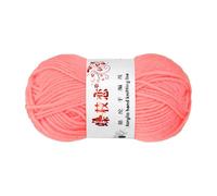sourcing map 1PCS Crocheting Yarn,Light Pink 4 Ply Acrylic Yarn 50g Sport Weight Yarns Bulk Soft and Fluffy Yarns for Knitting DIY Crochet Handicraft Blankets Gift,98 Yards