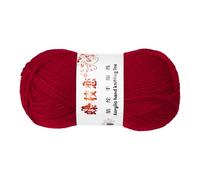 sourcing map 1PCS Crocheting Yarn,Red 4 Ply Acrylic Yarn 50g Sport Weight Yarns Bulk Soft and Fluffy Yarns for Knitting DIY Crochet Handicraft Blankets Gift,98 Yards