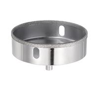 sourcing map 1pcs Diamond Drill Bits 100mm Serrated Hollow Core Hole Saw for Glass Ceramic Porcelain Tile Marble Stone