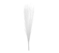 sourcing map 1Pcs Faux Pampas Grass Small 45cm/17.7" Fake Fluffy Pampas Grass 7 Branches Artificial Vase Filler for Home Office Vase Wedding Decoration White