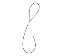 sourcing map 1Pcs Gate Latch Cable Pull, 11 Inch Stainless Steel Adjustable Gate Latch Pull String Fence Gate Lock Opener for Wooden Fences, Gate, Garden, Backyard Door, Black