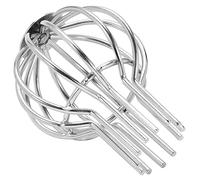 sourcing map 1Pcs Gutter Guard, 3 Inch 304 Stainless Steel Down Pipe Gutter Balloon Guard Filter Strainer for Leaves Roof Screen