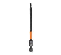 sourcing map 1pcs H3 Hex Head Drill Bit Wrench 3mm Metric Flat Tip 1/4" Hex Shank 100mm (4") Long Magnetic Black Phosphate Hexagonal Screw Driver Socket Industrial Screwdriver Power Bits
