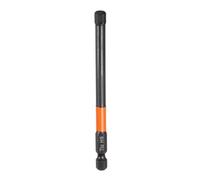 sourcing map 1pcs H6 Hex Head Drill Bit Wrench 6mm Metric Flat Tip 1/4" Hex Shank 100mm (4") Long Magnetic Black Phosphate Hexagonal Screw Driver Socket Industrial Screwdriver Power Bits