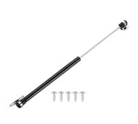 sourcing map 1Pcs Lid Support Hinges, 14 Inch 200N Gas Struts Heavy Duty Gas Spring Soft Close Lid Stay Hinges Lift Support with l Mounts for Tool Box Cabinet, Black
