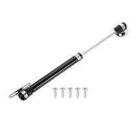 sourcing map 1Pcs Lid Support Hinges, 60N Gas Struts Soft Close Folding Lid Stay Hinges Automatic Slow Lowering Pneumatic Lid Buffer with Fixing Plate for Cabinet Closet Wardrobe