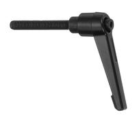 sourcing map 1Pcs M6 x 40mm Adjustable Knobs Handle Male Thread Push Button Ratchet Quick Release Locking Rotating Bolt for Lathe Machinery, Black