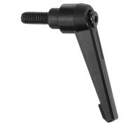 sourcing map 1Pcs M8 x 16mm Adjustable Knobs Handle Male Thread Push Button Ratchet Quick Release Locking Rotating Bolt for Lathe Machinery, Black