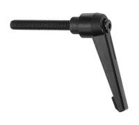 sourcing map 1Pcs M8 x 50mm Adjustable Knobs Handle Male Thread Push Button Ratchet Quick Release Locking Rotating Bolt for Lathe Machinery, Black