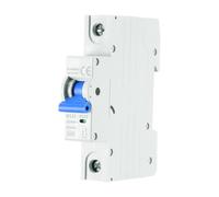 sourcing map 1Pcs Miniature Circuit Breaker 1P 125A AC 230V/400V M125 DIN Rail Mount Disconnect Switch Circuit Breaker Protection Thermal Magnetic Trip for Short Circuit Protection, Blue
