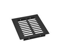 sourcing map 1pcs Rectangle Ventilation Grille Aluminum Alloy Mesh Air Vent Cover Louvered Ventilation Cover for Cabinet Wardrobe Shoe Cabinet Closet, 150x150mm/5.91"x5.91"