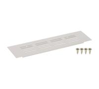 sourcing map 1Pcs Rectangle Ventilation Grille Aluminum Alloy Mesh Air Vent Covers, 200x50mm