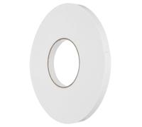 sourcing map 1pcs Rolls Double Sided Foam Tape Removeable PE Sponge Mounting Tape Strong Adhesive Tape Strips(White, 50ft x 1/2" x 1/16") for Home Paint Wall Hanging Poster Decor