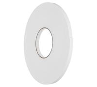 sourcing map 1pcs Rolls Double Sided Foam Tape Removeable PE Sponge Mounting Tape Strong Adhesive Tape Strips(White, 50ft x 3/8" x 1/16") for Home Paint Wall Hanging Poster Decor