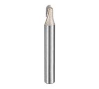 sourcing map 1pcs Router Bit Core Box 1/4 Shank 3/16 Inch Cutting Dia. Round Nose Router Bit 1 Flutes Carbide Cove Box Cutter for Carpentry Woodworking Milling Cutter Tool