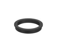 sourcing map 1Pcs Rubber Grommets 125mm Drill Hole, 109mm ID Hole Top Hat Grommet Black Silicone Rubber Hole Plug Gasket for Wiring, Automotive
