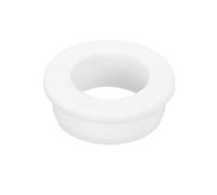 sourcing map 1Pcs Rubber Grommets 38mm Drill Hole, 28mm ID Hole Top Hat Grommet White Silicone Rubber Hole Plug Gasket for Wiring, Automotive