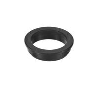 sourcing map 1Pcs Rubber Grommets 62mm Drill Hole, 52mm ID Hole Top Hat Grommet Black Silicone Rubber Hole Plug Gasket for Wiring, Automotive