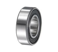 sourcing map 1Pcs S688-2RS Fishing Reel Bearings Stainless Steel Bearing, 7.8 mm ID X16mm OD X4.9mm H Deep Groove Miniature Ball Bearing for Baitcasting Reel