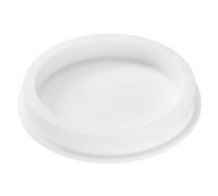 sourcing map 1Pcs Silicone Hole Plug, Waterproof Round Rubber Stoppers Bottle Seal Plugs Tube Pipe End Caps for 115mm/4.53" Hole for Bathtub Bottle, White
