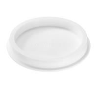 sourcing map 1Pcs Silicone Hole Plug, Waterproof Round Rubber Stoppers Bottle Seal Plugs Tube Pipe End Caps for 130mm/5.12" Hole for Bathtub Bottle, White