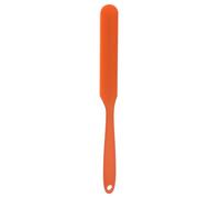 sourcing map 1Pcs Silicone Spatula Scraper 9.45" Reusable Non-Stick Flexible Spatulas for Epoxy Resin Liquid Paint Arts DIY Crafts, Orange