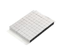 sourcing map 1set RF Faraday Foam Gasket/Conductive Foam Strip, 0.4"x0.4"x0.4" (10mmx10mmx10mm) for Seal RF Enclosures/RF Shield Box, Covered in High-Shielding Fabric with Adhesive Backing