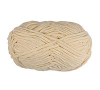 sourcing map 1Skein Chenille Yarn Blanket Yarn 100g/3.5oz 74yds Gauge #6 Super Bulky Polyester Soft Knitting for Crochet Weaving Bag Scarf Hat, Coral