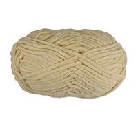 sourcing map 1Skein Chenille Yarn Blanket Yarn 100g/3.5oz 74yds Gauge #6 Super Bulky Polyester Soft Knitting for Crochet Weaving Bag Scarf Hat, Khaki