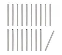 sourcing map 1x20mm Dowel Pins, 20pcs 304 Stainless Steel Round Head Flat Chamfered End Dowel Pin Bunk Bed Pins Shelf Pegs Support Shelves Fasten Elements