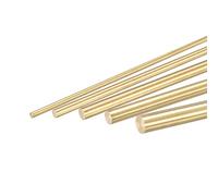 sourcing map 2 3 4 5 6mm Diameter 100mm Length Brass Solid Round Rod Lathe Bar Stock for DIY Craft 5in 1set