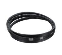 sourcing map 2/3VX1120 EPDM V-Belt, 2 Banded, Cogged Industrial V Belt 112" Outside Circumference x 0.71" Width x 0.39" Thickness