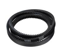 sourcing map 2/3VX670 EPDM V-Belt, 2 Banded, Cogged Industrial V Belt 67" Outside Circumference x 0.75" Width x 0.39" Thickness