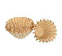 sourcing map 2-4 Cup Basket Coffee Filters Coffee Paper Filter 50/185mm Drip Coffee Makers Coffee Filter for Cafe Office Home, Pack of 200