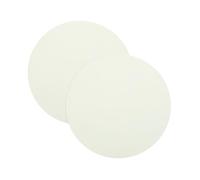 sourcing map 2.4" Round Lampshade Diffuser, Anti-Glare Lamp Shade Diffuser Fabric Lamp Cover for Desk Table Light Downlight Spotlight, Warm White 2pcs