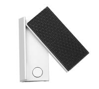 sourcing map 2.5" Aluminum Vise Jaws with Magnetic Flat Soft Rubber Pads Covers Durable Multi-Purpose Vises Protector Kit for Holding Wood Plastic Tube Plumbing Black