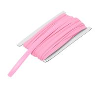sourcing map 2/5 Inch Double Fold Bias Tape Polyester Continuous Bulk Bias Tape for Sewing,Seaming Quilting Hemming Binding Crafts (Pink 25 Yards)