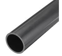 sourcing map 2.5 Inch PVC Rigid Tube Round Pipe 53.6mm ID 63mm OD 500mm Dark Grey High Impact for Water Pipe, Crafts, Decoration, Cable Sleeve
