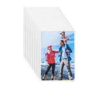 sourcing map 2.5 x 3.5 Inch Magnetic Picture Frames for Refrigerator, White, 10 Packs