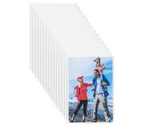 sourcing map 2.5 x 3.5 Inch Magnetic Picture Frames for Refrigerator, White, 15 Packs