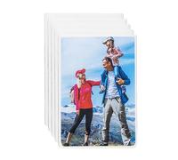 sourcing map 2.5 x 3.5 Inch Magnetic Picture Frames for Refrigerator, White, 5 Packs